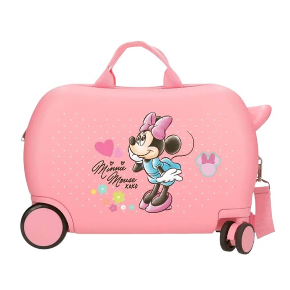 Mala de Viagem Infantil ABS 4 Rodas Easyjet MINNIE Imagine Rosa | Ref. 186.4231041