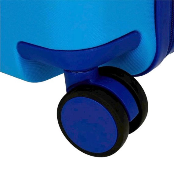 Mala de Viagem Infantil ABS 4 Rodas Easyjet MOVOM Dinos Azul | Ref. 186.3721067