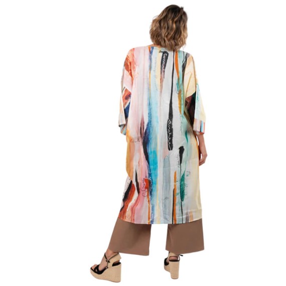 ANEKKE Kimono Manga Curta Estampado Hollywood Studio Multicolor | Ref. 280.38274-002