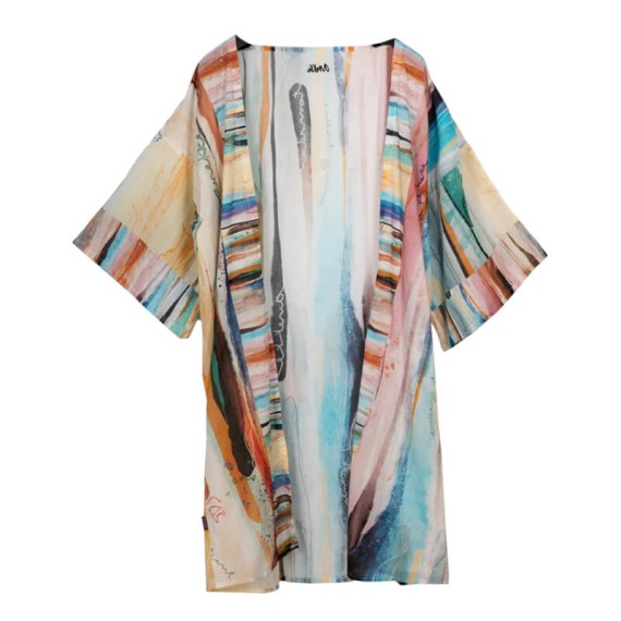 ANEKKE Kimono Manga Curta Estampado Hollywood Studio Multicolor | Ref. 280.38274-002