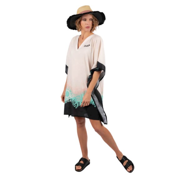 ANEKKE Tunica Kaftan Estampado Peace & Love Branco | Ref. 280.38289-035