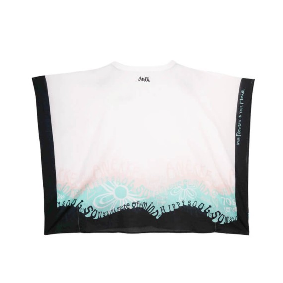 ANEKKE Tunica Kaftan Estampado Peace & Love Branco | Ref. 280.38289-035