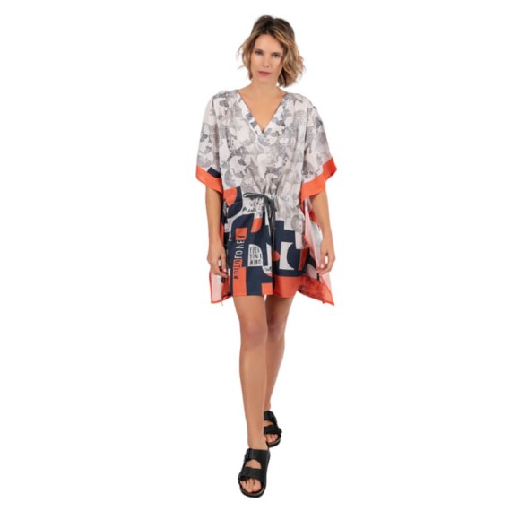 ANEKKE Tunica Kaftan Estampado Psicodelic Laranja | Ref. 280.38289-033