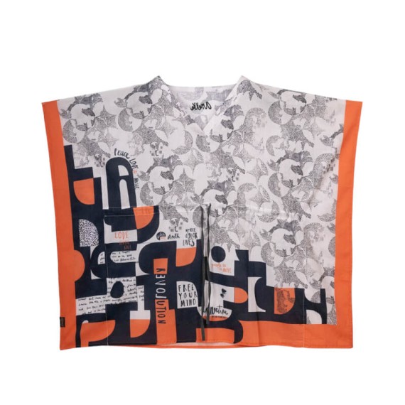 ANEKKE Tunica Kaftan Estampado Psicodelic Laranja | Ref. 280.38289-033