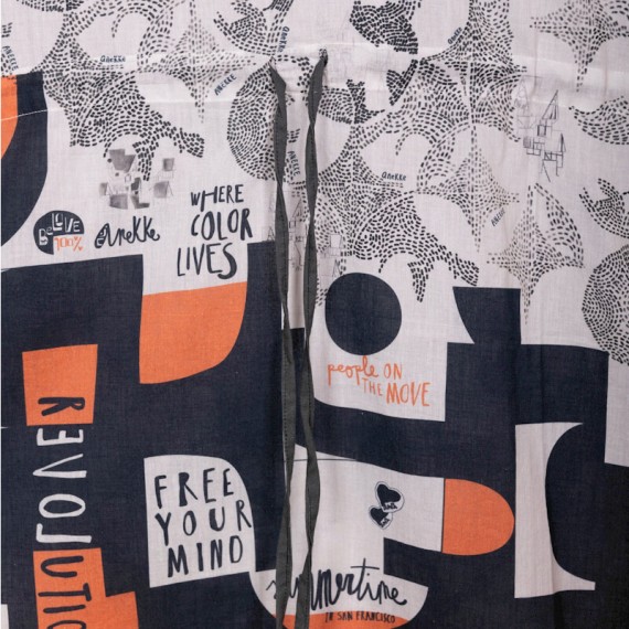 ANEKKE Tunica Kaftan Estampado Psicodelic Laranja | Ref. 280.38289-033