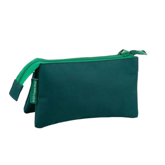 Estojo Escolar Triplo SPORTING 87121 Verde | Ref. 254.SCP87121