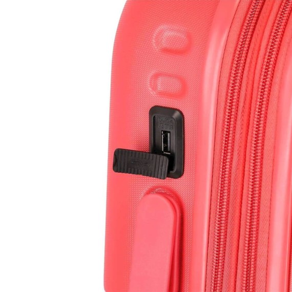 Mala de Cabine / Trolley 55cm 4R Exp. Pepe Jeans HIGHLIGHT Coral | Ref. 186.768862D
