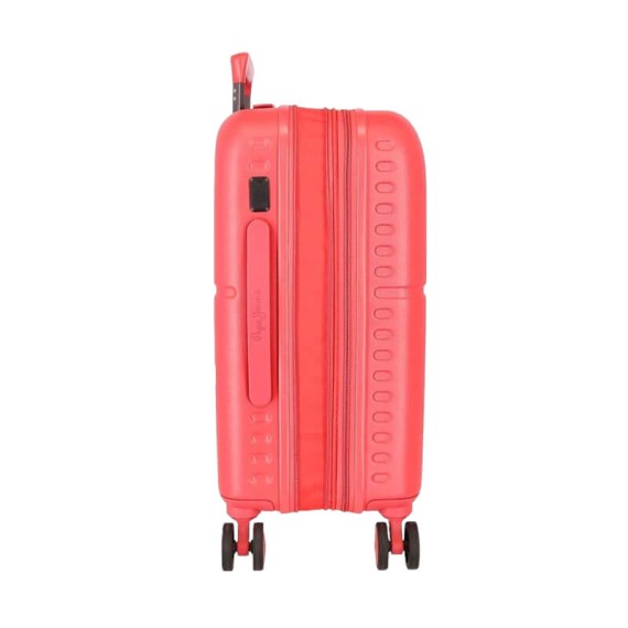 Mala de Cabine / Trolley 55cm 4R Exp. Pepe Jeans HIGHLIGHT Coral | Ref. 186.768862D