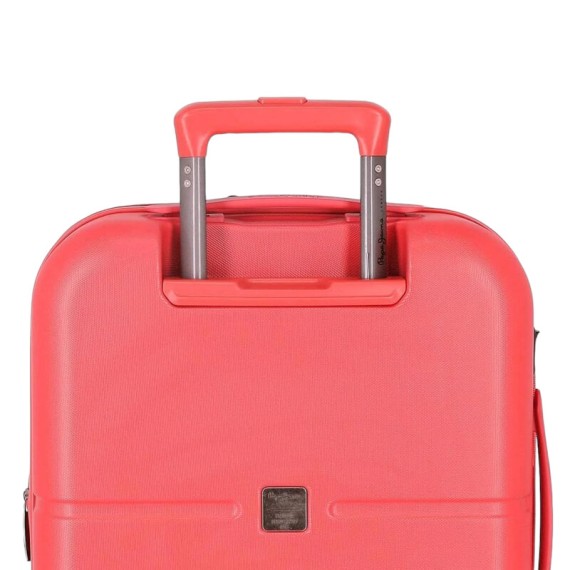 Mala de Cabine / Trolley 55cm 4R Exp. Pepe Jeans HIGHLIGHT Coral | Ref. 186.768862D