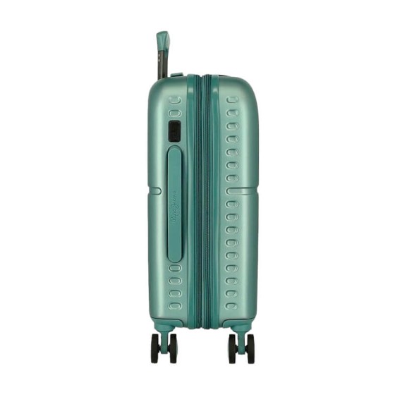 Mala de Cabine / Trolley 55cm 4R Exp. Pepe Jeans HIGHLIGHT Verde | Ref. 186.768862B