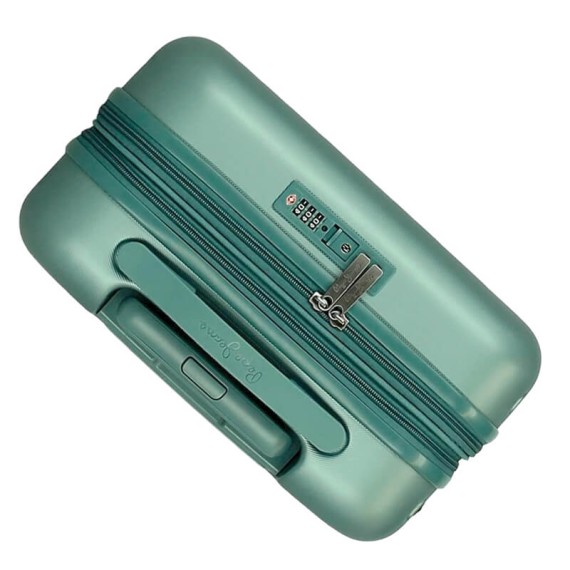Mala de Cabine / Trolley 55cm 4R Exp. Pepe Jeans HIGHLIGHT Verde | Ref. 186.768862B