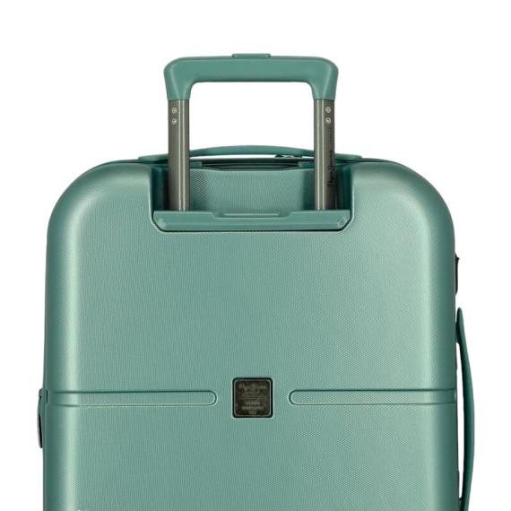Mala de Cabine / Trolley 55cm 4R Exp. Pepe Jeans HIGHLIGHT Verde | Ref. 186.768862B