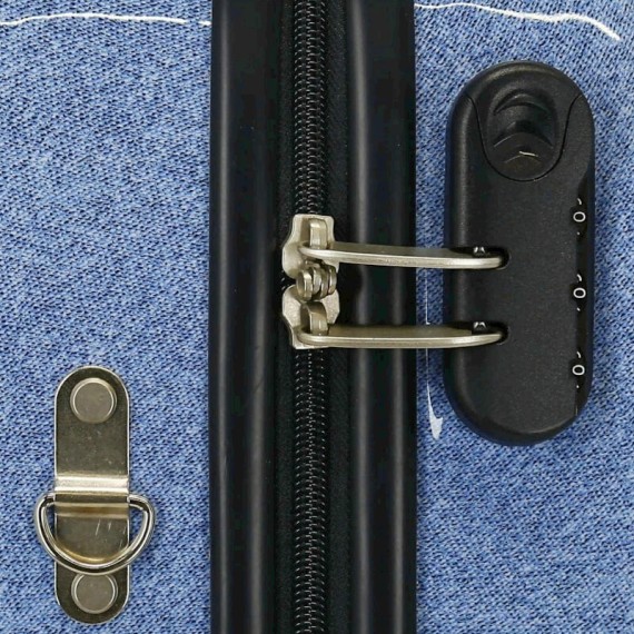 Mala de Viagem Infantil ABS 4 Rodas STITCH Dance It Out Azul Escuro | Ref. 186.4659844