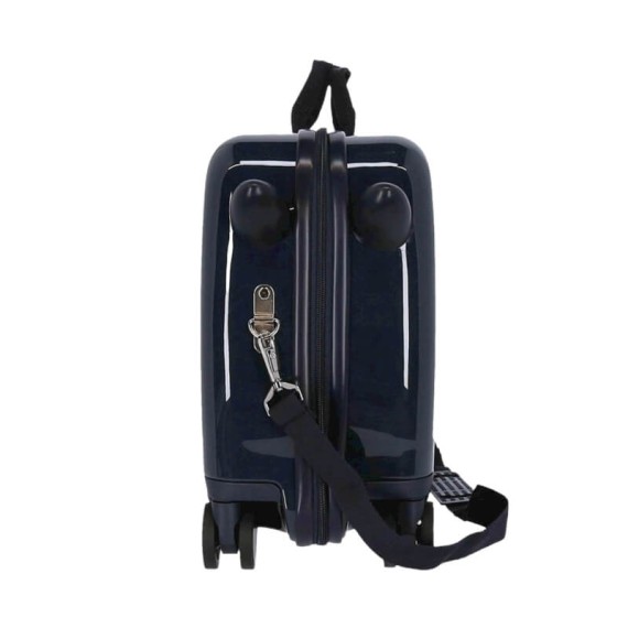 Mala de Viagem Infantil ABS 4 Rodas STITCH Face Down Azul Escuro | Ref. 186.2919822