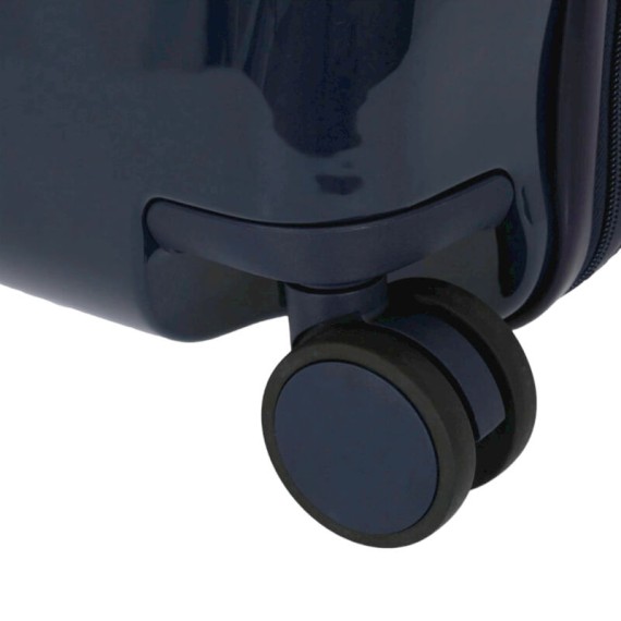 Mala de Viagem Infantil ABS 4 Rodas STITCH Face Down Azul Escuro | Ref. 186.2919822