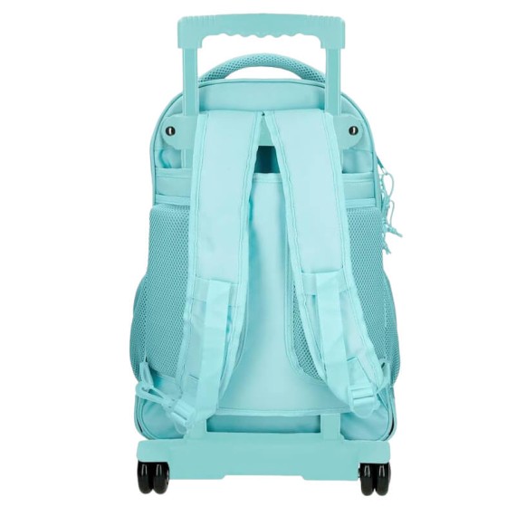 Mochila Escolar 43cm 2R. Compacta REEBOK Ann Turquesa | Ref. 186.8632921