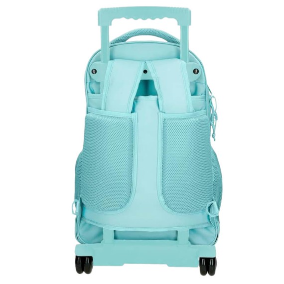 Mochila Escolar 43cm 2R. Compacta REEBOK Ann Turquesa | Ref. 186.8632921