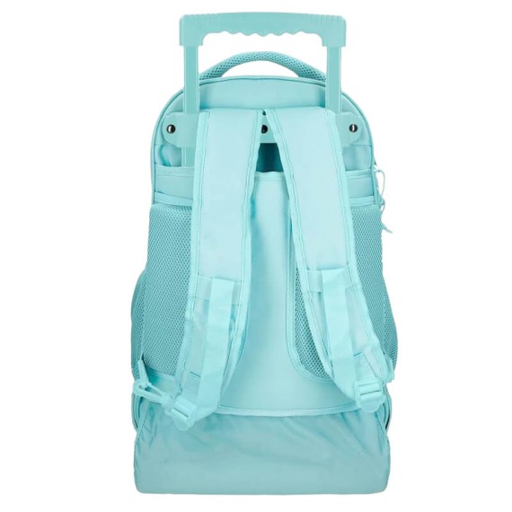 Mochila Escolar 43cm 2R. Compacta REEBOK Ann Turquesa | Ref. 186.8632921