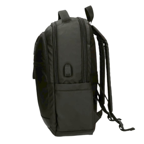 Mochila para Portátil 15.6" Adap. 3C Pepe Jeans HOXTON Preta | Ref. 186.7342831