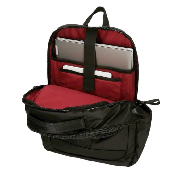 Mochila para Portátil 15.6" Adap. 3C Pepe Jeans HOXTON Preta | Ref. 186.7342831