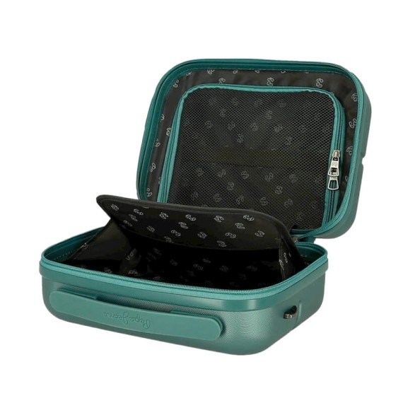Necessaire Adaptável a Trolley Pepe Jeans HIGHLIGHT Turquesa Escuro | Ref. 186.768392B