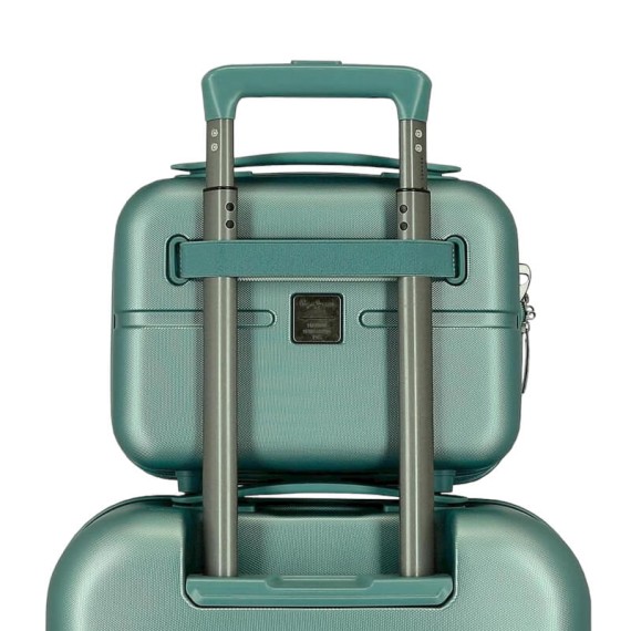 Necessaire Adaptável a Trolley Pepe Jeans HIGHLIGHT Turquesa Escuro | Ref. 186.768392B