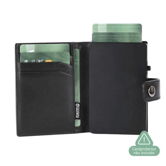 VALENTA Carteira Card Wallet Leather MagSafe Black | Ref. 91.V588423