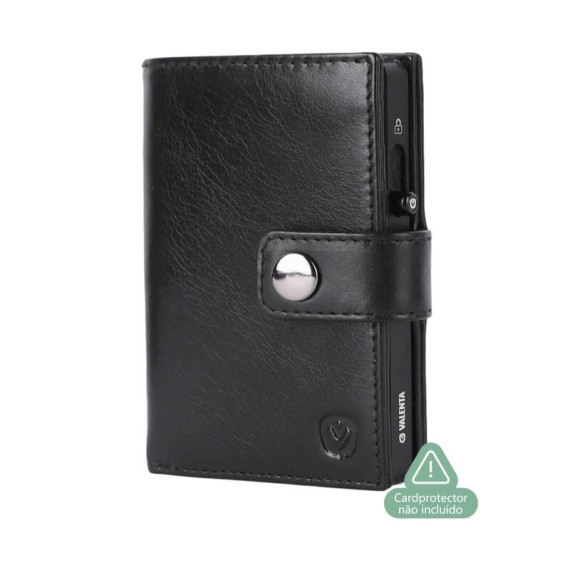 VALENTA Carteira Card Wallet Leather MagSafe Luxe Black | Ref. 91.V588386
