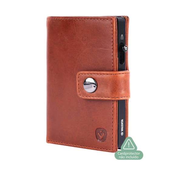 VALENTA Carteira Card Wallet Leather MagSafe Luxe Cognac | Ref. 91.V588584