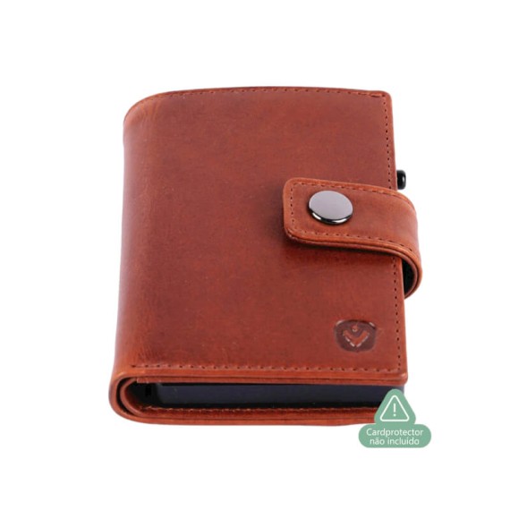 VALENTA Carteira Card Wallet Leather MagSafe Luxe Cognac | Ref. 91.V588584