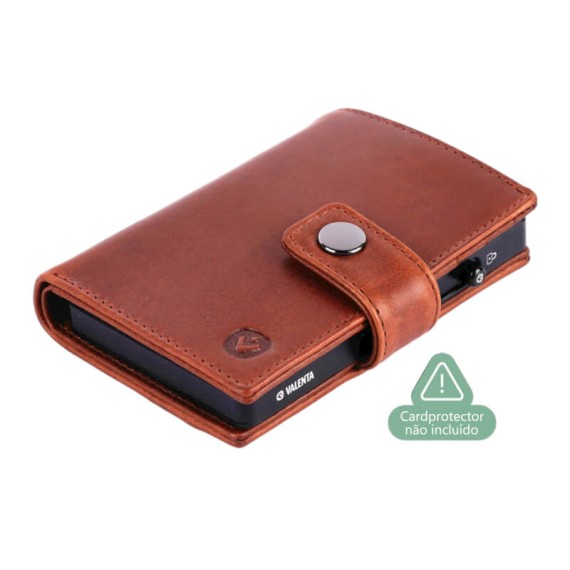 VALENTA Carteira Card Wallet Leather MagSafe Luxe Cognac | Ref. 91.V588584