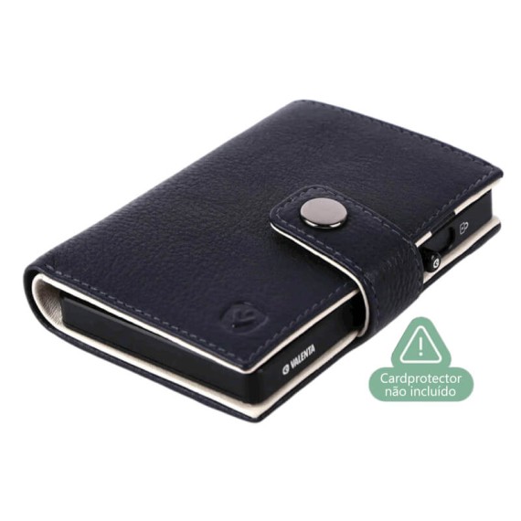 VALENTA Carteira Card Wallet Leather MagSafe Luxe Navy | Ref. 91.V588416