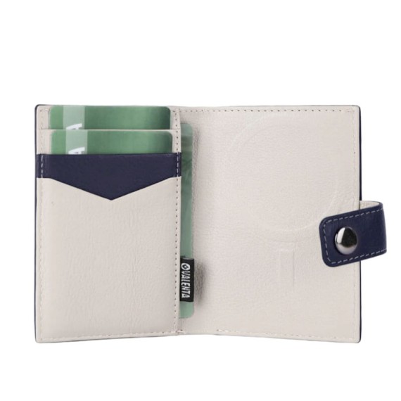 VALENTA Carteira Card Wallet Leather MagSafe Luxe Navy | Ref. 91.V588416