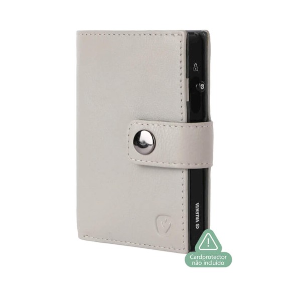 VALENTA Carteira Card Wallet Leather MagSafe Luxe Off White | Ref. 91.V588409