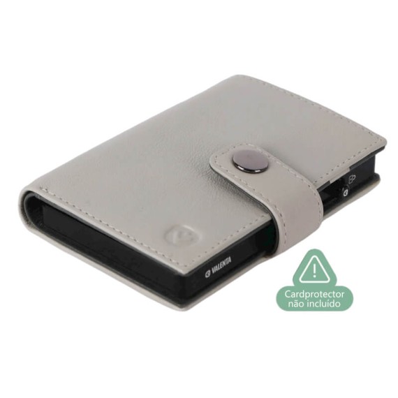 VALENTA Carteira Card Wallet Leather MagSafe Luxe Off White | Ref. 91.V588409