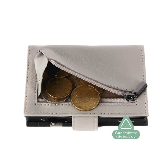 VALENTA Carteira Card Wallet Leather MagSafe Luxe Off White | Ref. 91.V588409