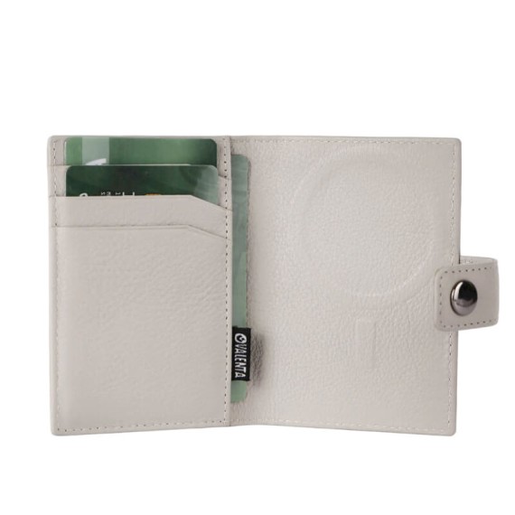 VALENTA Carteira Card Wallet Leather MagSafe Off White | Ref. 91.V588430