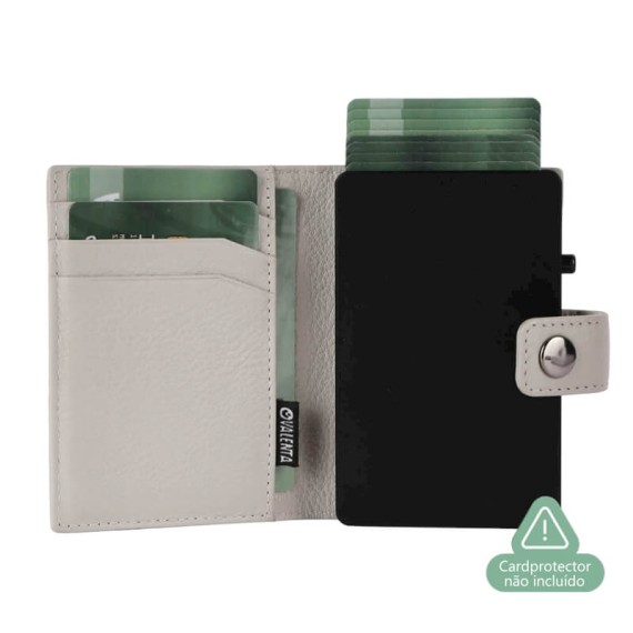 VALENTA Carteira Card Wallet Leather MagSafe Off White | Ref. 91.V588430