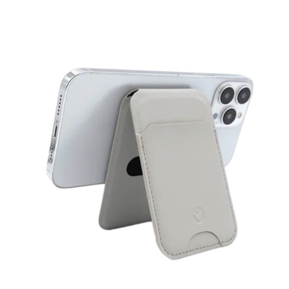 VALENTA Carteira Card Wallet Stand MagSafe Creme | Ref. 91.V588324