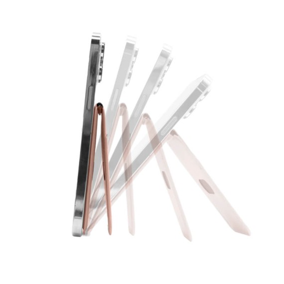 VALENTA Carteira Card Wallet Stand MagSafe Metallic Rose | Ref. 91.V588331