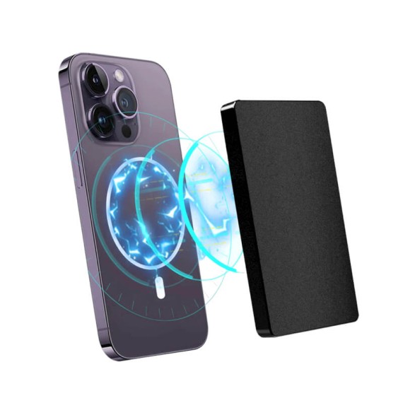 VALENTA Porta Cartões Cardprotector Aluminio Magsafe Black | Ref. 91.V587471