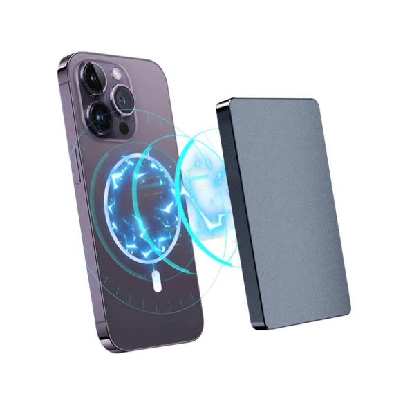 VALENTA Porta Cartões Cardprotector Aluminio Magsafe Grey | Ref. X91.V587488