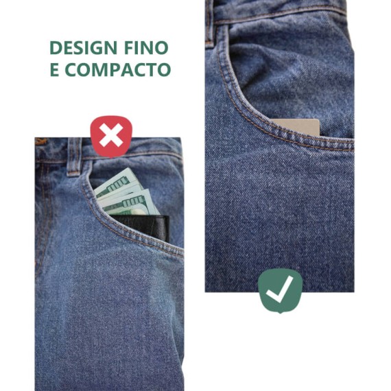 VALENTA Porta Cartões Cardprotector Aluminio Magsafe Natural Titanium | Ref. 91.V588294