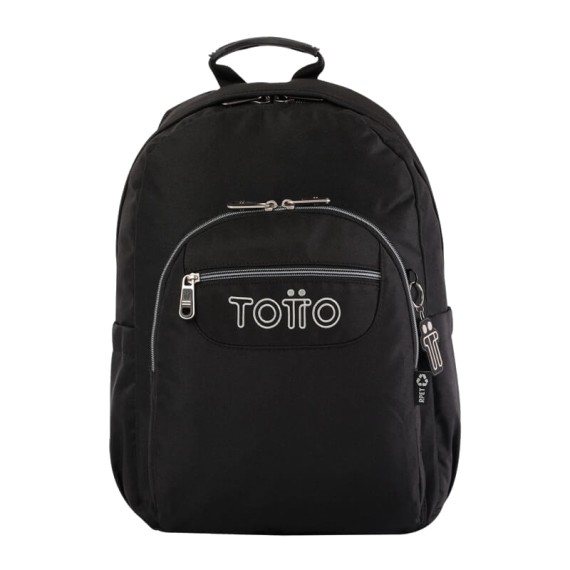 Mochila Escolar para Portátil 14” Acuareles TOTTO N01 Preta | Ref. 330.MA04ECO0012N01 Mochila Escolar para Portátil 14” Acuareles TOTTO N01 Preta | Ref. 330.MA04ECO0012N01