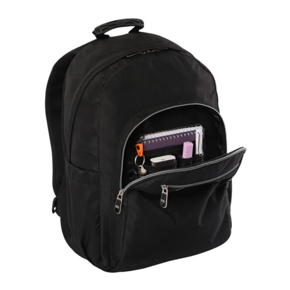 Mochila Escolar para Portátil 14” Acuareles TOTTO N01 Preta | Ref. 330.MA04ECO0012N01 Mochila Escolar para Portátil 14” Acuareles TOTTO N01 Preta | Ref. 330.MA04ECO0012N01