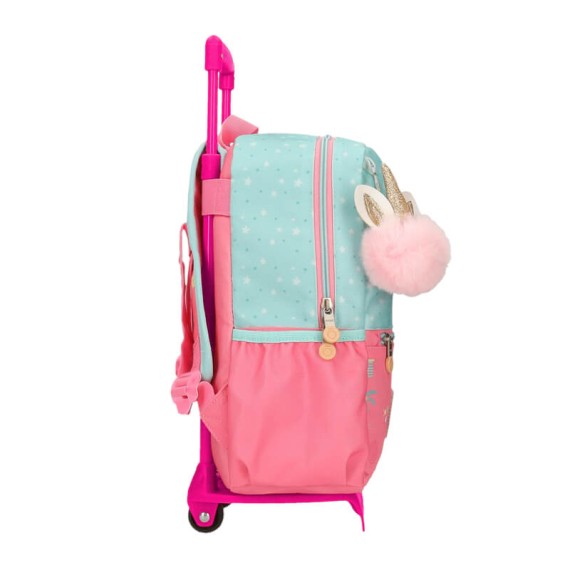 Mochila Pré-Escolar Adap. 32Cm c/ Carro ENSO Magic Summer Multicolor | Ref. 186.96323T1