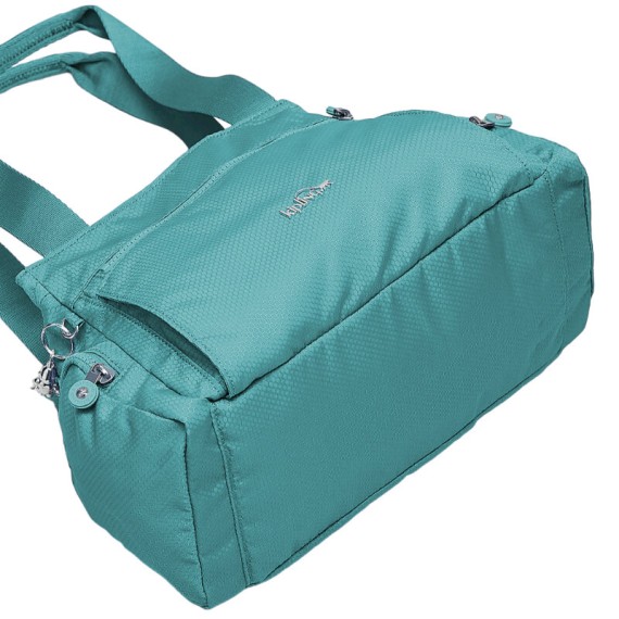 Mala de Ombro KIPLING Aliz Ripstop Aqua | Ref. 187.40KI7543M42