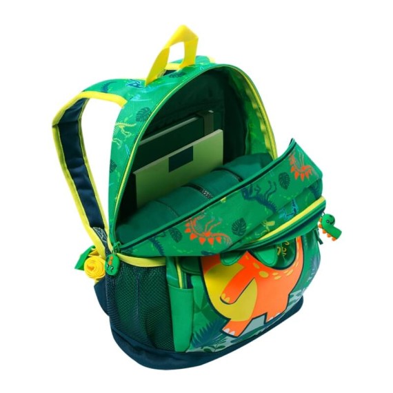 Mochila Infantil Média 40Cm Dinomax TOTTO 5D6 Verde | Ref. 330.MJ04DNX00225D6