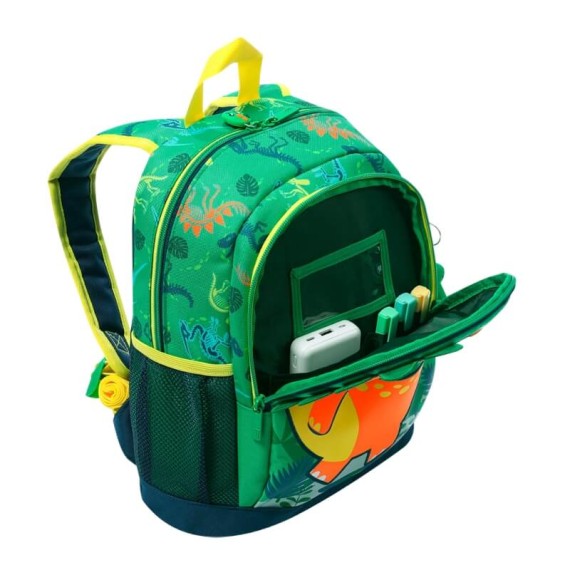 Mochila Infantil Média 40Cm Dinomax TOTTO 5D6 Verde | Ref. 330.MJ04DNX00225D6