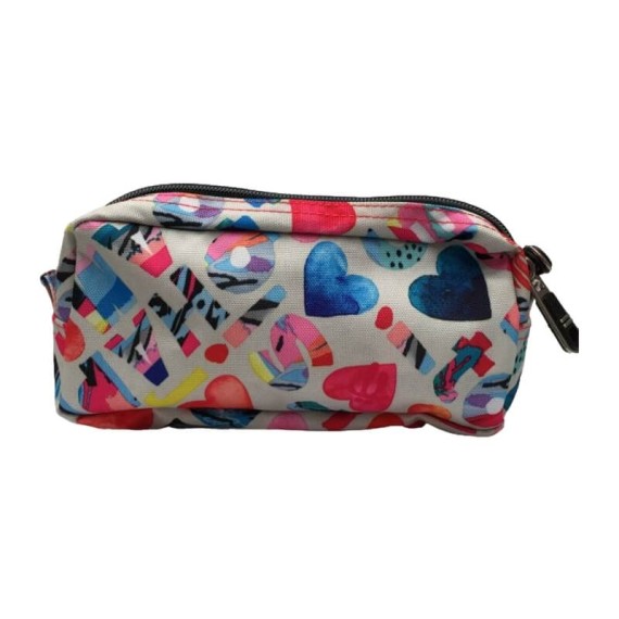 Estojo Escolar Duplo Letters Hearts Sobre TOTTO 2SA Multicolor | Ref. 330.AC52ECO00312SA